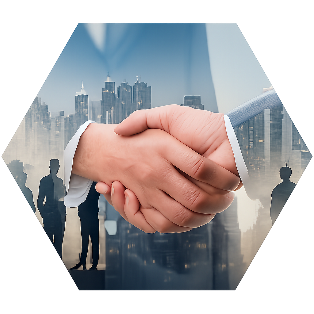 Colleagues collaborating in front of market data screens